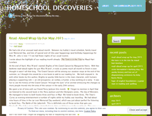 Tablet Screenshot of homeschooldiscoveries.com
